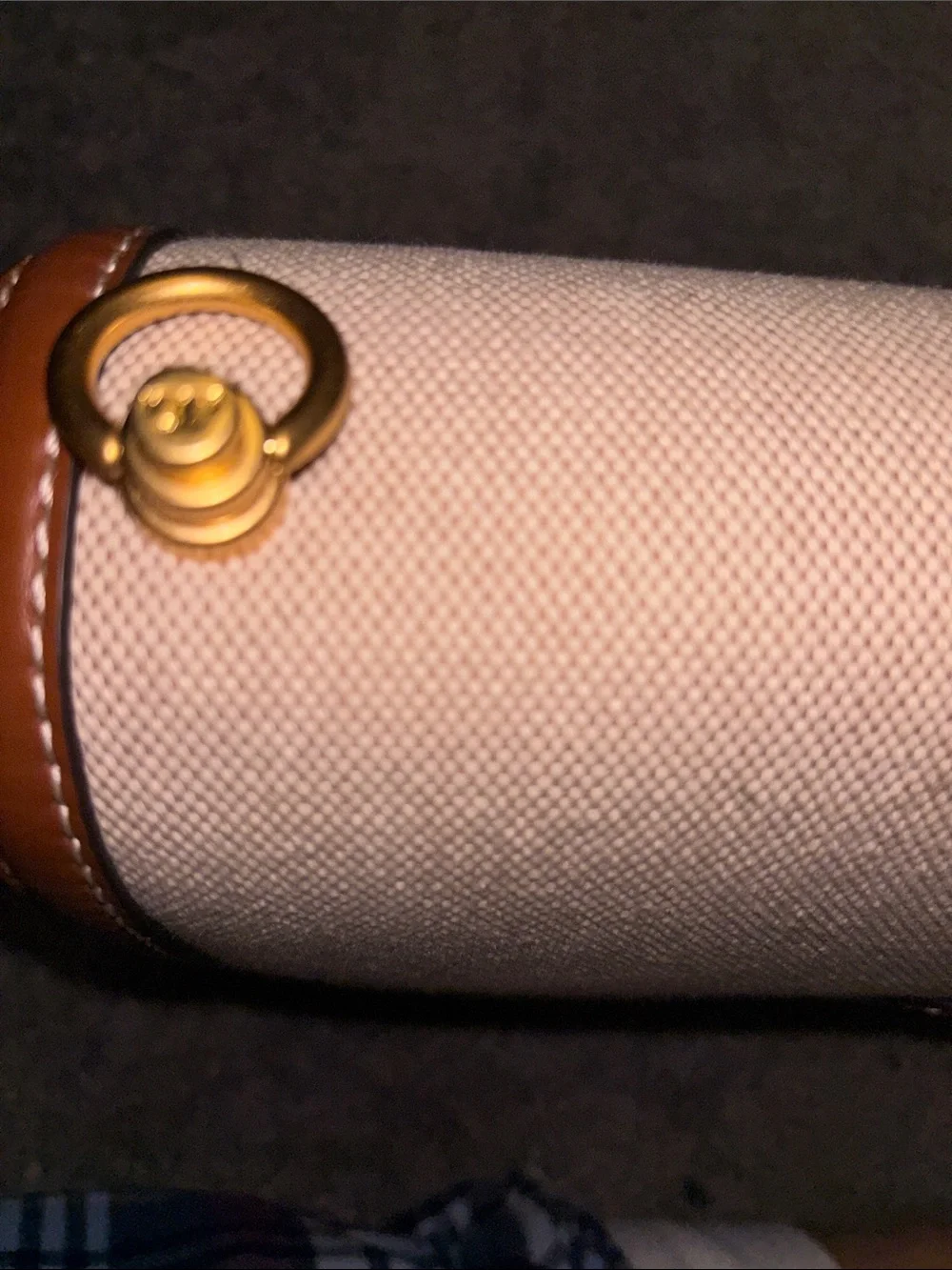 Tory Burch Canvas Shoulder Bag!